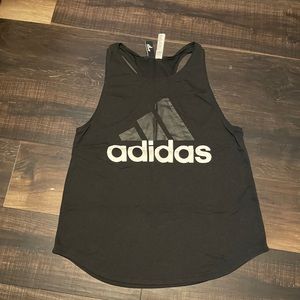 WOMENS BLACK ADIDAS TOP SZ M